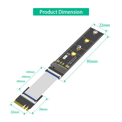 محول كمبيوتر بسرعة 100 ميجابت في الثانية محول SSD M.2 NGFF من 22 مم إلى 80 مم