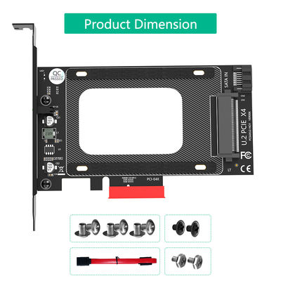 PCI-E Riser 3.0 4X do U.2 SFF-8639 Adapter SSD do karty PCI Express 2.5" SATA