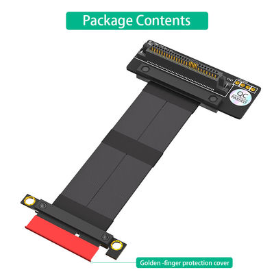 SFF-8639 U.2 90° tot PCI-E 3.0 4X Ribbon Extender Cable voor en snelle verbinding