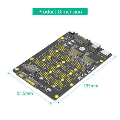 محول M.2 NVMe SSD إلى SFF-8611/8654 بعرض نطاق ترددي 6 جيجابت/ثانية