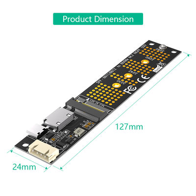 2 في 1 SFF 8639 محول M.2 NGFF U 2 Sff 8639 إلى محول Sata