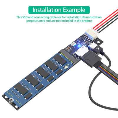 2 في 1 SFF 8639 محول M.2 NGFF U 2 Sff 8639 إلى محول Sata