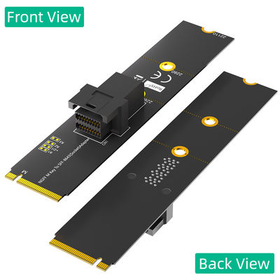 محول NVMe M.2 SFF 8643 وحدة صغيرة SAS HD SSD موصل محول SFF 8643