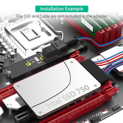 محول NVMe M.2 SFF 8643 وحدة صغيرة SAS HD SSD موصل محول SFF 8643