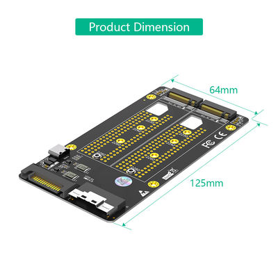 محول SlimSAS مزدوج 2X 8X موصل SFF 8654 تقسيم PCIe اللوحة الأم