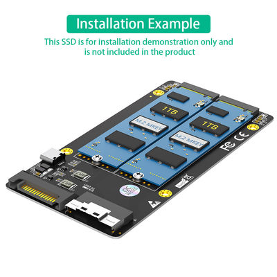 محول SlimSAS مزدوج 2X 8X موصل SFF 8654 تقسيم PCIe اللوحة الأم