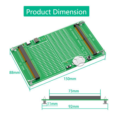 جهاز محمول DDR4 DDR5 اختبار بطاقة الذاكرة محول دوائر PCB أداة الاختبار