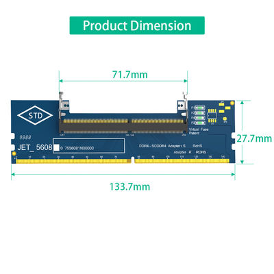 كمبيوتر محمول سطح المكتب محول ذاكرة DDR محول ذاكرة DDR4 RAM 133MM
