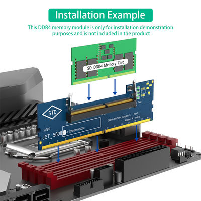 كمبيوتر محمول سطح المكتب محول ذاكرة DDR محول ذاكرة DDR4 RAM 133MM