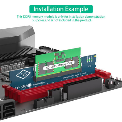 محول ذاكرة الكمبيوتر المحمول DDR5 RAM إلى SO DDR5 UDIMM لسطح المكتب، جهاز اختبار