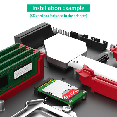 Compact MiniCard Adapter for SD Card Easy to and Mini PCI-e to SD card conversion Install