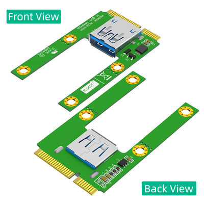 Mini PCI-E to USB 3.0 Adapter Card PCI Express PCI-E to USB 3.0 Expansion Card Computer Components Add On Cards for Laptop