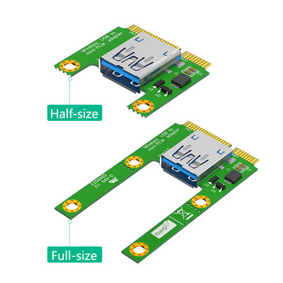 Mini PCI-E to USB 3.0 Adapter Card PCI Express PCI-E to USB 3.0 Expansion Card Computer Components Add On Cards for Laptop