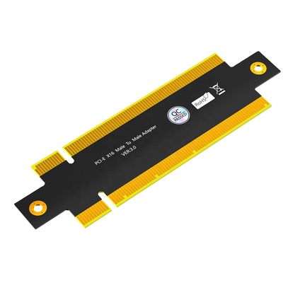 PCI-E 16X 3.0 Male to Male Adapter 110x32mm Black PCBA