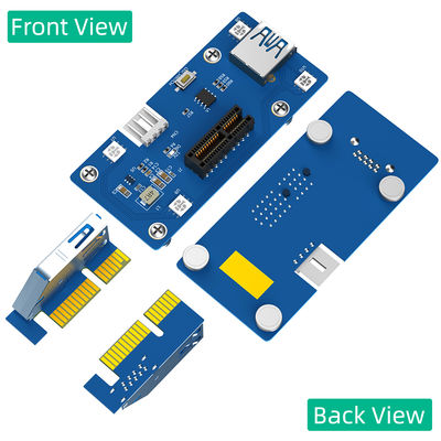8x 58cm Mini PCI E Adapter 22cm Pcie 1x Riser With Magnetic Foot Pads
