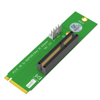 80mm Mini PCI E Adapter 1X To M.2 M Key Pcie Adapter Card For 2260 2280 SSD
