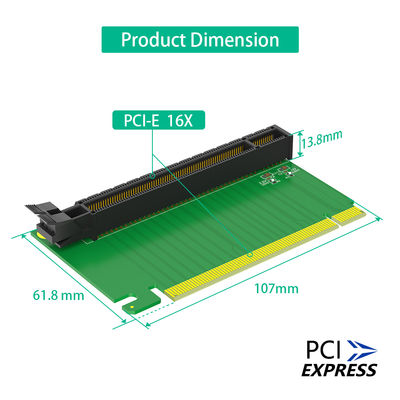 16X 3.0 Mini PCI E Adapter 90 Degree Reverse Riser Card 2U Server Mini Pci Express Adapter