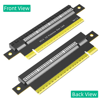 PCI-E 5.0 16X Extender Riser Card Adapter 256Gbps Black