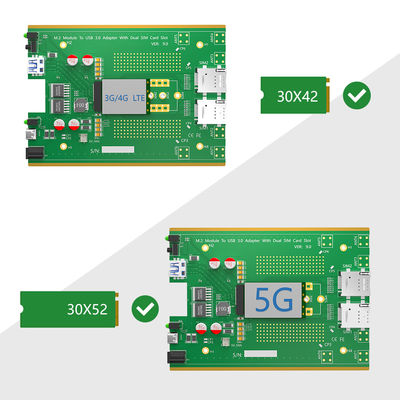 Wireless 4G 5G Module NGFF M.2  To USB 3.0 Adapter Wifi Network Card For Desktop