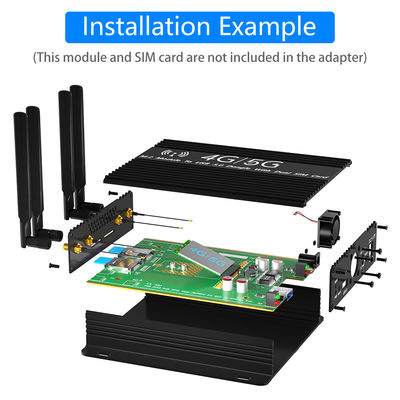 Wireless 4G 5G Module NGFF M.2  To USB 3.0 Adapter Wifi Network Card For Desktop