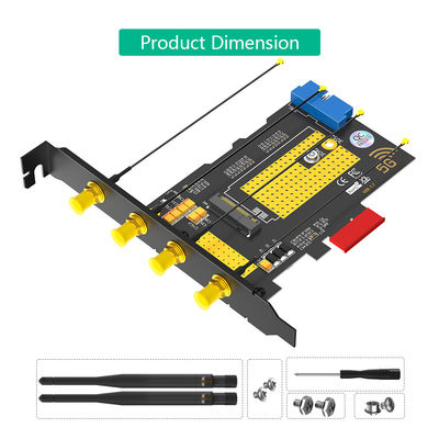 M.2 B key USB3.0 & PCIe dual bus interface 5G WWAN card Adapter Used for fast network connection