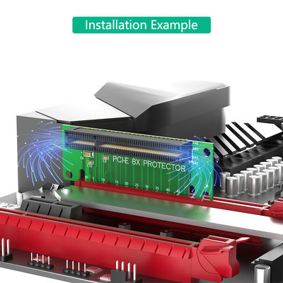 74 X 20mm Elevated Riser Card PCI Express 8X  Computer Server PCIe Socket