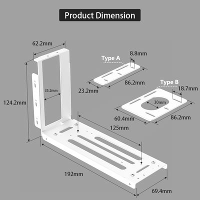 2 Slots  PCI E Riser Card Vertical GPU Mount Bracket With EGPU Dock
