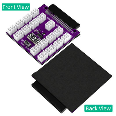 12V 17x 6 Pin Breakout Board Computer Power Supply Adapter For Ethereum
