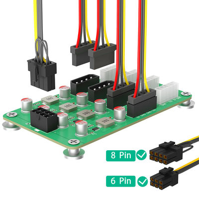 ATX 12V 3A Power Supply Breakout Adapter Board PSU 24 Pin 8pin