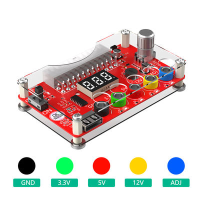 ATX Power Supply Breakout Board and Acrylic Case Kit Set for Easy Installation