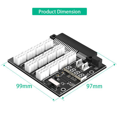 ATX 12x 6Pin Power Supply Breakout Adapter PSU Breakout Board