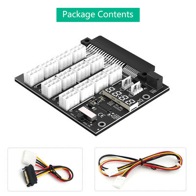 ATX 12x 6Pin Power Supply Breakout Adapter PSU Breakout Board