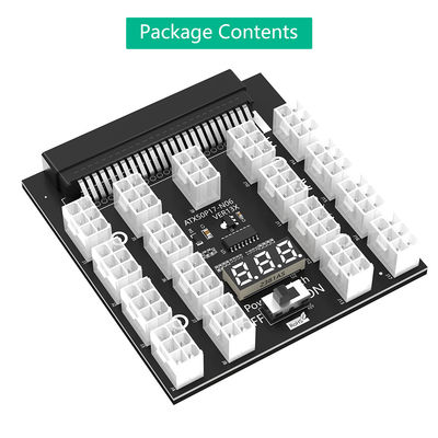 6Pin 17Pcs Power Supply Breakout Adapter 120Amp 2400Watts Breakout Board Adapter