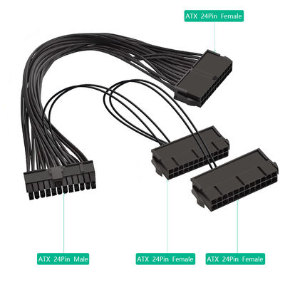 ATX 24 Pin Power Supply Breakout Adapter PSU Splitter Cable 3.3V