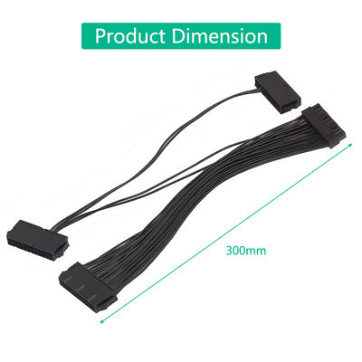 ATX 24 Pin Power Supply Breakout Adapter PSU Splitter Cable 3.3V
