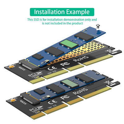 M2 PCI E Adapter Pcie X4 SSD NVMe Adapter X8 X16