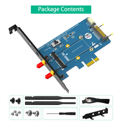 Mini PCI-E PCI Express to PCI-E 1x Adapter for WiFi and 3G-4G-LTE card