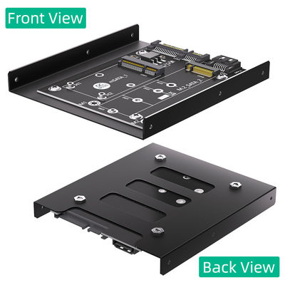 Convenient SATA 3.0 to M.2 NGFF mSATA SSD Adapter Card with 3.5" Hard Disk Bracket