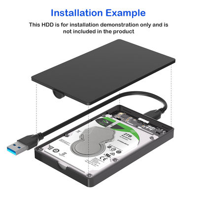 2.5 Inch USB 3.0 SATA HDD Enclosure with Type C