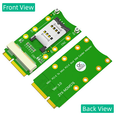 Mini PCI-E Adapter with SIM Card Slot for 3G/4G and WWAN LTE Compatibility