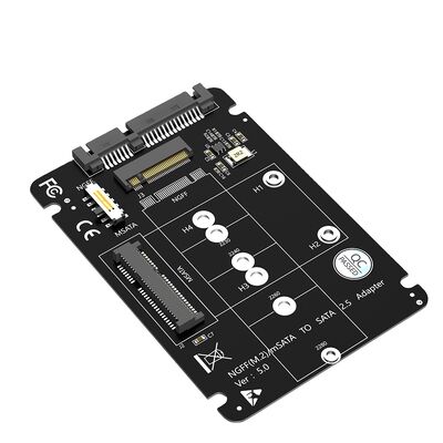 Top Quality M.2 NGFF Key B to SATA Adapter Supports NGFF M.2 Key B SATA SSD and 4 Sizes NGFF M.2 Socket SSD with Hi-Speed SATA3/6Gbps Interface
