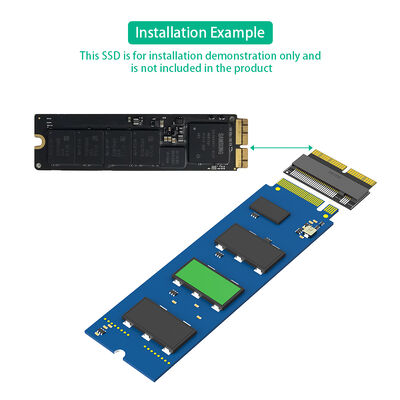 High Speed M.2 NVME SSD Adapter for MacBook Air Pro Retina with 12 Months Warranty