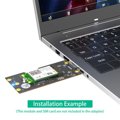 M.2 to USB 3.0 Adapter with SIM 8pin Card Slot for 3G/4G/5G Module Support
