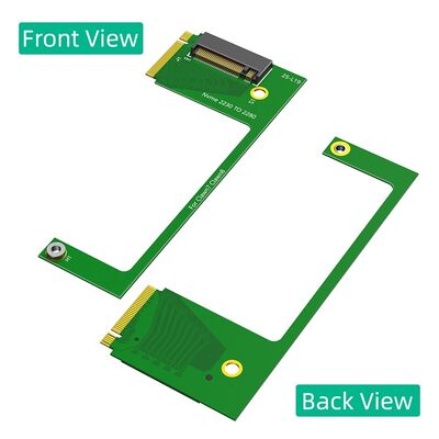90-degree M.2 NVMe Adapter for MSI Claw7 Claw8 with PCIe 4.0 Support and 2230 to 2280 SSD Conversion