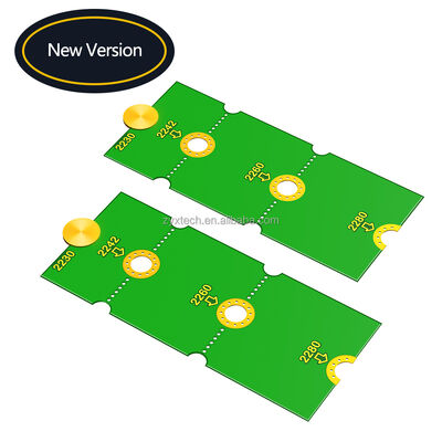 M.2 Extension Adapter with Adjustable Lengths 2230 to 2280, High-Quality Material, and Easy Installation for NVME M.2 SSDs