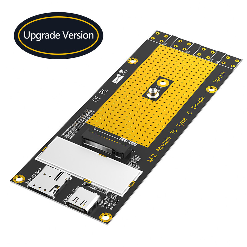 مخصص M.2 NGFF إلى نوع C محول USB 3.0 لمودول GM800 SIM8200