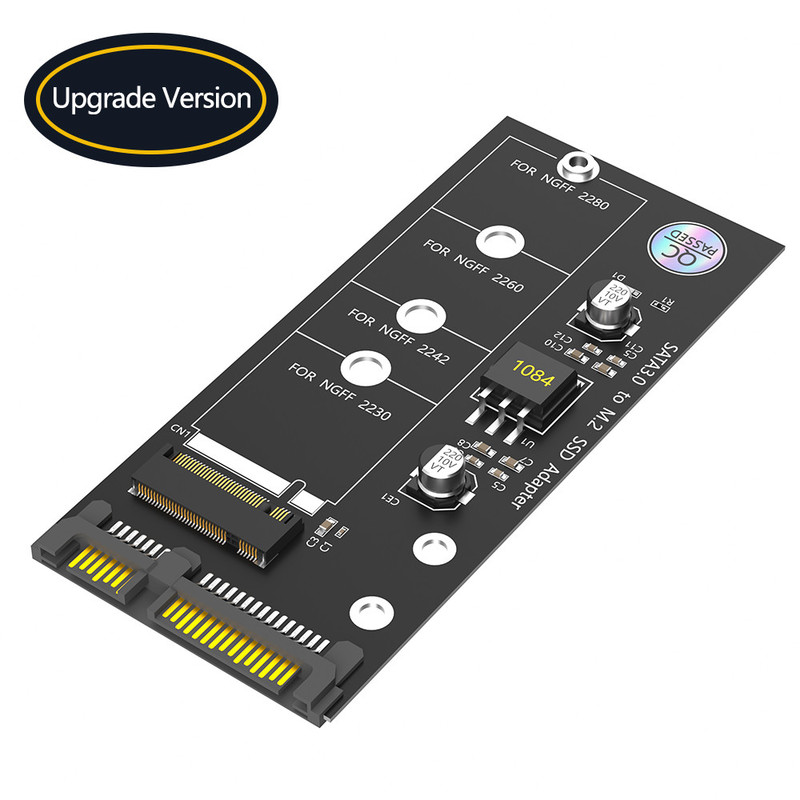 M.2 NGFF SSD إلى SATA 3 3.0 محول البطاقة B B&M مفتاح 2230 2242 2260 2280 بروتوكول SATA M.2 محرك أقراص الحالة الصلبة SSD