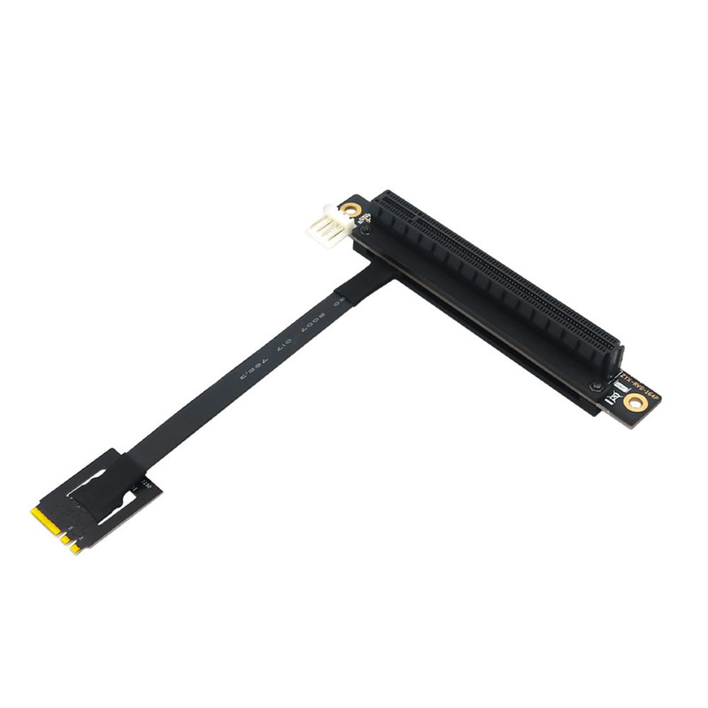 M.2 ((NGFF) المفتاح A-E إلى PCI-E 16X كابل محول لنقل البيانات السريع