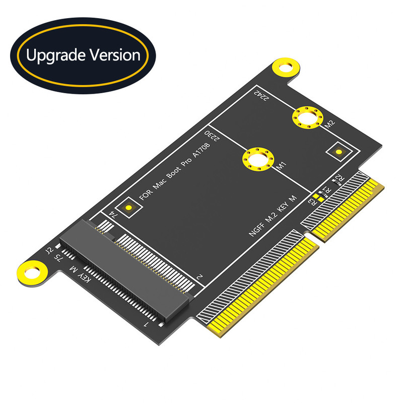 NGFF M.2 NVMe Key M 2230/2242 محول نوع لجهاز ماك بوك A1708
