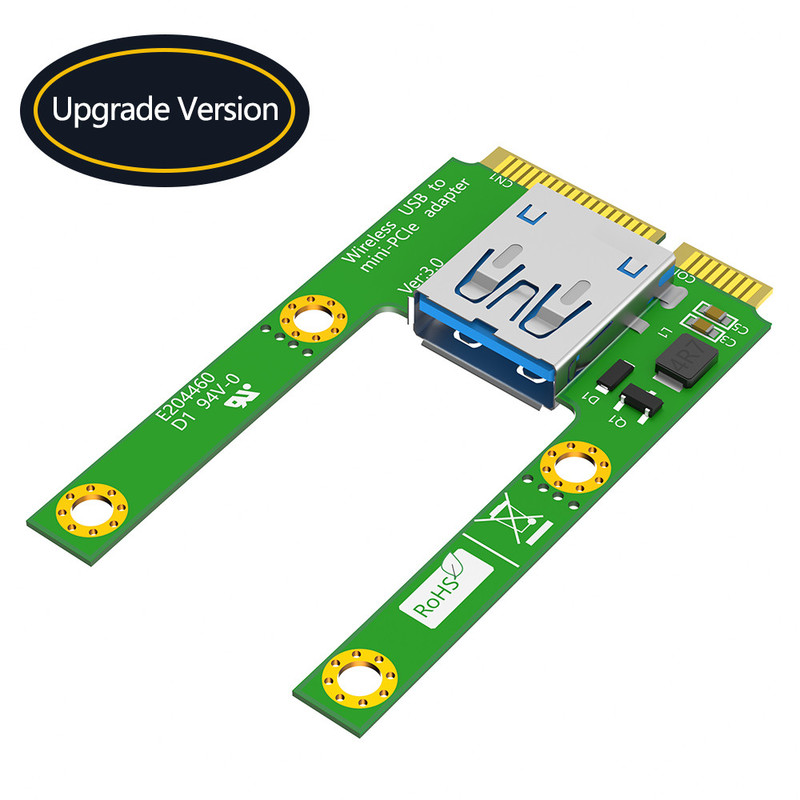 Mini PCI-E to USB 3.0 Adapter Card PCI Express PCI-E to USB 3.0 Expansion Card Computer Components Add On Cards for Laptop
